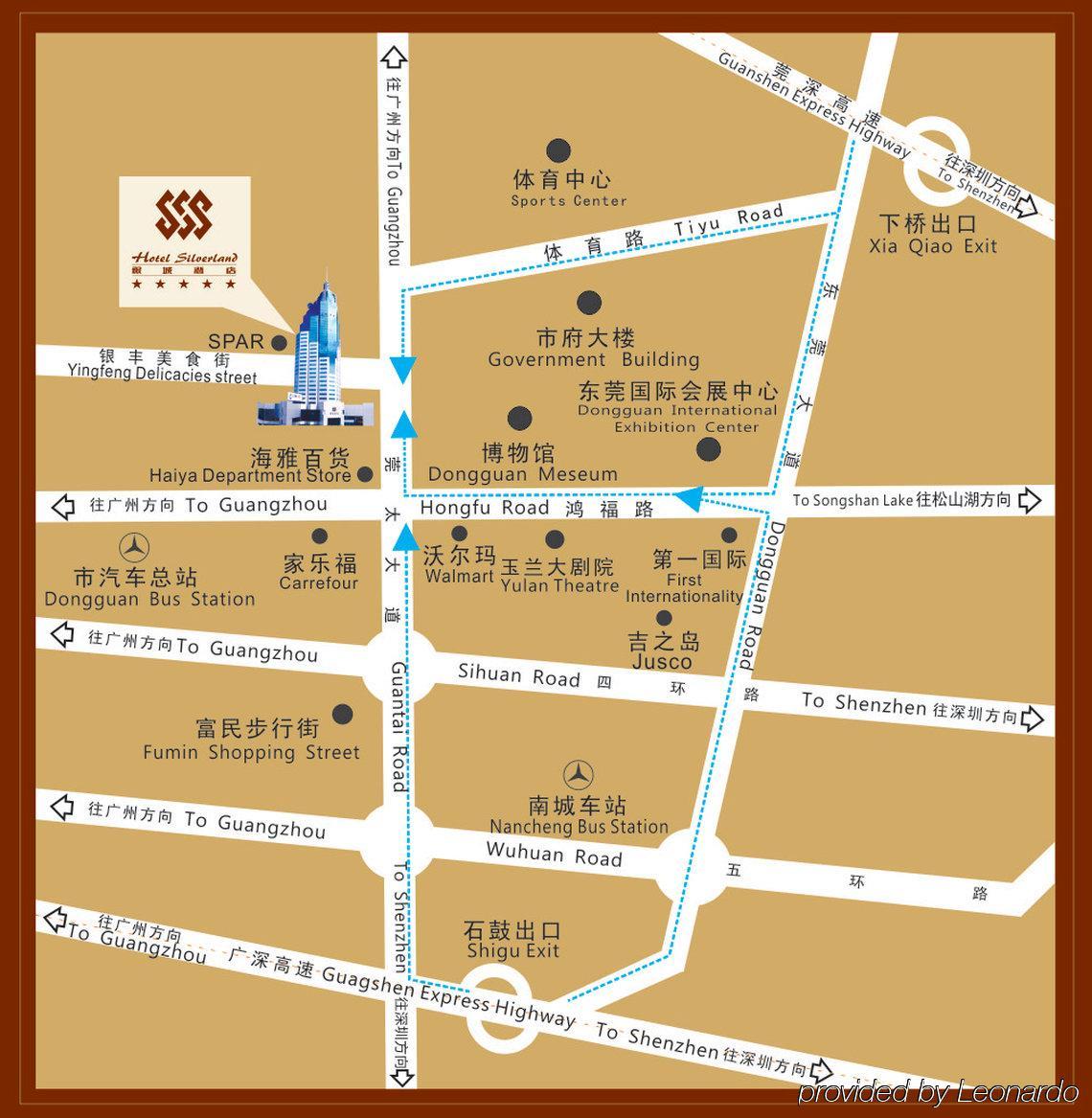 Hotel Silverland Dongguan  Buitenkant foto